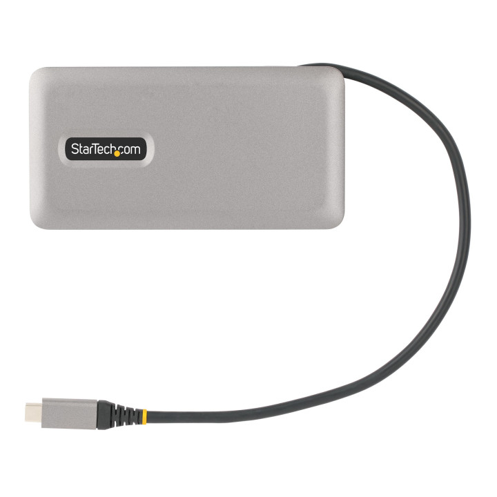 StarTech.com Adaptateur Multiport USB-C - 4K60Hz HDMI/VGA - Hub USB 3 Ports - 100W Power Delivery Pass-Through, GbE, Mini Stati