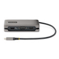 StarTech.com Adaptateur Multiport USB-C - 4K60Hz HDMI/VGA - Hub USB 3 Ports - 100W Power Delivery Pass-Through, GbE, Mini Stati