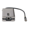 StarTech.com Adaptateur Multiport USB-C - 4K60Hz HDMI/VGA - Hub USB 3 Ports - 100W Power Delivery Pass-Through, GbE, Mini Stati