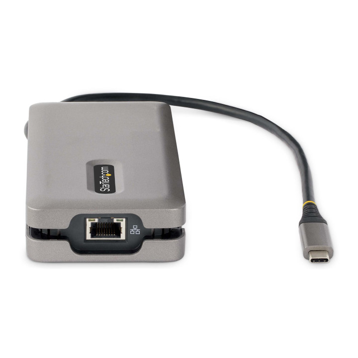 StarTech.com Adaptateur Multiport USB-C - 4K60Hz HDMI/VGA - Hub USB 3 Ports - 100W Power Delivery Pass-Through, GbE, Mini Stati