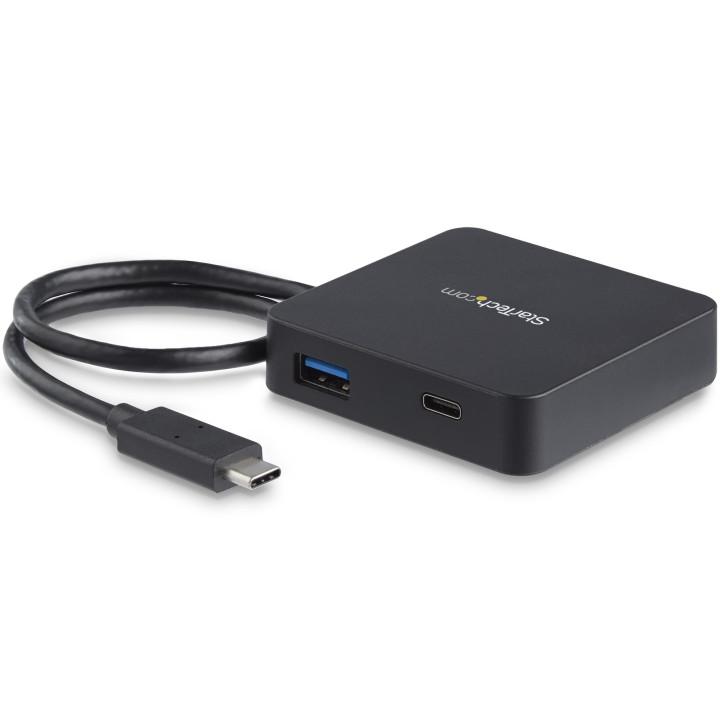 StarTech.com Adaptateur Multiport USB C - Mini Station d'Accueil USB-C Vidéo HDMI 4K - Gigabit Ethernet, Hub USB 3.0 (1x USB-A