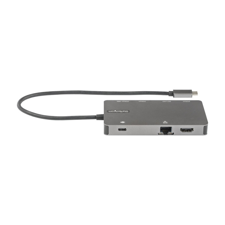 StarTech.com Adaptateur Multiport USB-C - Dock de voyage HDMI 4K 30Hz ou VGA - Hub USB 3.0 5Gbps (Ports USB A / USB C) - 100W P