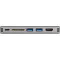 StarTech.com Adaptateur Multiport USB-C - Mini Dock USB-C avec 4K HDMI ou 1080p VGA - Hub 3x USB 3.0, SD, GbE, Audio, 100W PD P