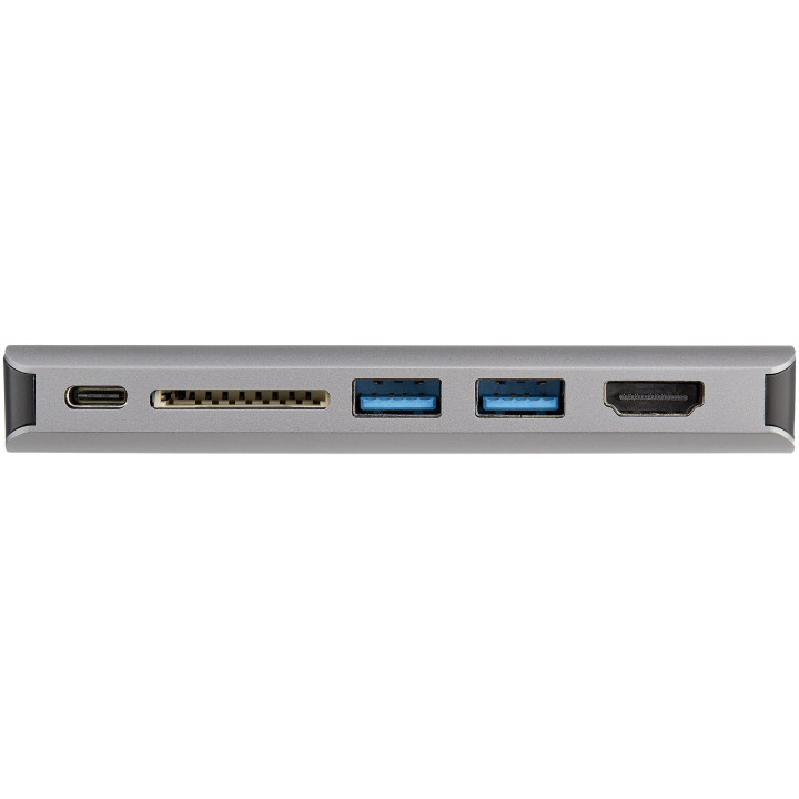 StarTech.com Adaptateur Multiport USB-C - Mini Dock USB-C avec 4K HDMI ou 1080p VGA - Hub 3x USB 3.0, SD, GbE, Audio, 100W PD P