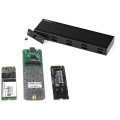 StarTech.com Boitier USB-C 10Gbps vers M.2 NVMe ou M.2 SATA SSD - Boitier Aluminium Externe Portable M.2 PCIe/SATA NGFF SSD - C