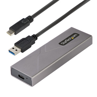 StarTech.com Boîtier Externe SSD M.2 NVMe/SATA - Boîtier Disque Dur SSD M.2 PCIe/SATA - Boîtier SSD M.2 - Boîtier pour SSD 