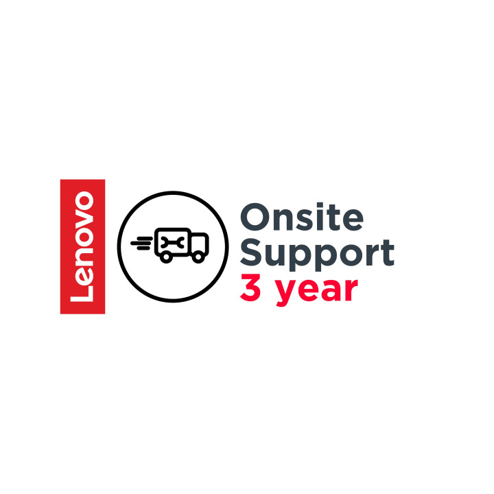 Lenovo 3 Year Onsite Support (Add-On) 3 année(s)