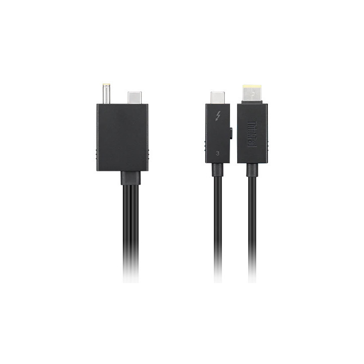 Lenovo 4X90U90621 câble USB 1,5 m USB C USB C/Lightning Noir