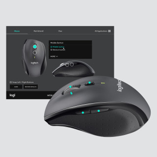 Logitech Marathon M705 souris Bureau Droitier RF sans fil Optique 1000 DPI