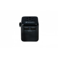 Verbatim 49543 adaptateur prise d'alimentation Universel Noir