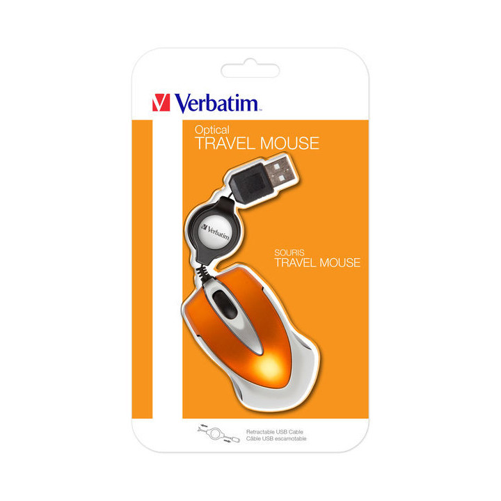 Verbatim Go Mini souris USB Type-A Optique 1000 DPI