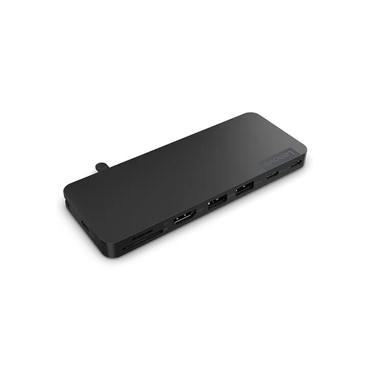 Lenovo 4X11N40212 station d'accueil Avec fil USB 3.2 Gen 1 (3.1 Gen 1) Type-C Noir