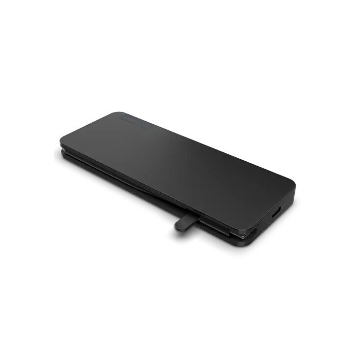 Lenovo 4X11N40212 station d'accueil Avec fil USB 3.2 Gen 1 (3.1 Gen 1) Type-C Noir