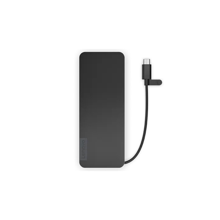 Lenovo 4X11N40212 station d'accueil Avec fil USB 3.2 Gen 1 (3.1 Gen 1) Type-C Noir