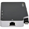 StarTech.com Adaptateur Multiport USB C - USB-C vers 4K HDMI ou VGA avec 100W Power Delivery Pass-through, 2-Port 10Gbps USB Hu