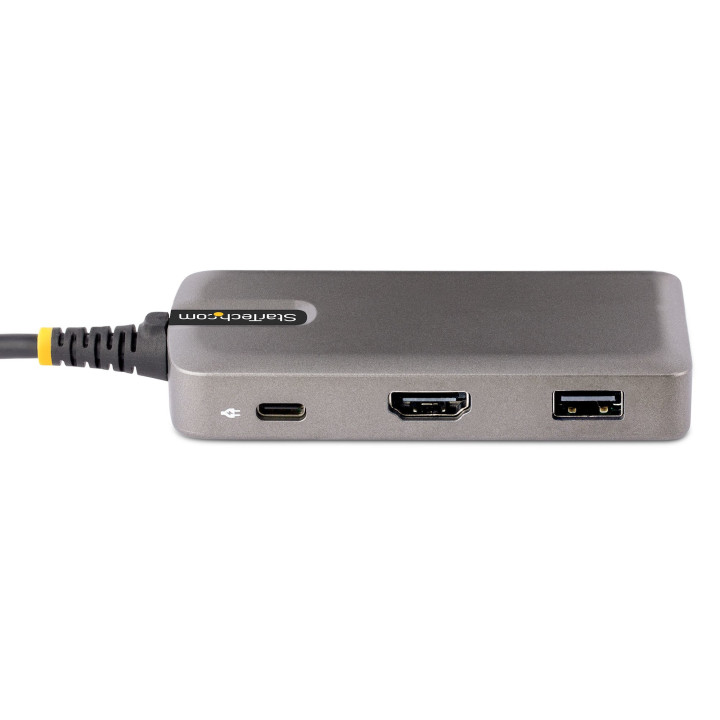 StarTech.com Adaptateur USB-C Multiport, HDMI 4K 60Hz avec/HDR, Hub USB 3 ports, 100W Power Delivery Pass-Through, Mini Station