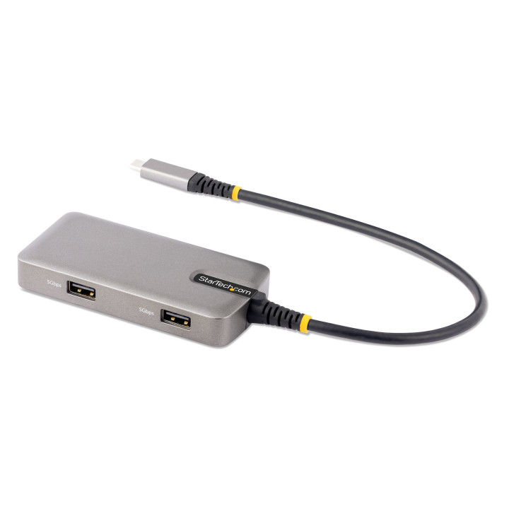 StarTech.com Adaptateur USB-C Multiport, HDMI 4K 60Hz, HDR - Hub USB 3.0 2 ports 5Gbps, 100W Power Delivery Pass-Through, GbE, 
