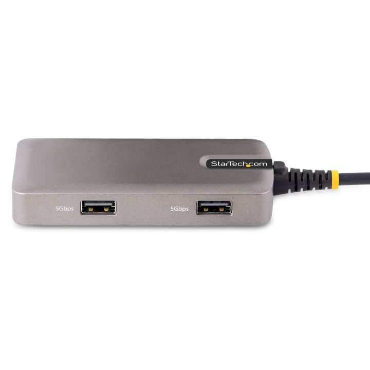 StarTech.com Adaptateur USB-C Multiport, HDMI 4K 60Hz, HDR - Hub USB 3.0 2 ports 5Gbps, 100W Power Delivery Pass-Through, GbE, 