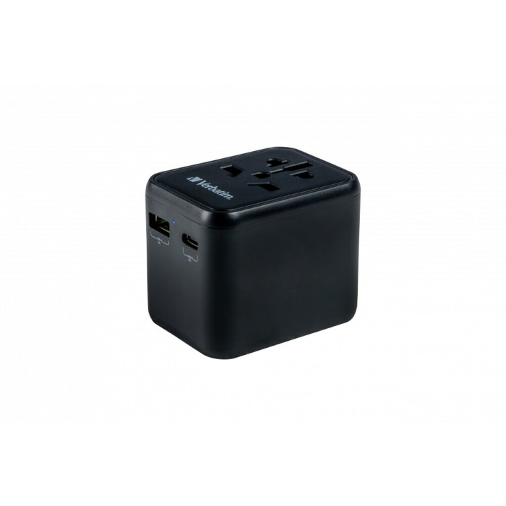 Verbatim 49544 adaptateur prise d'alimentation Universel Noir