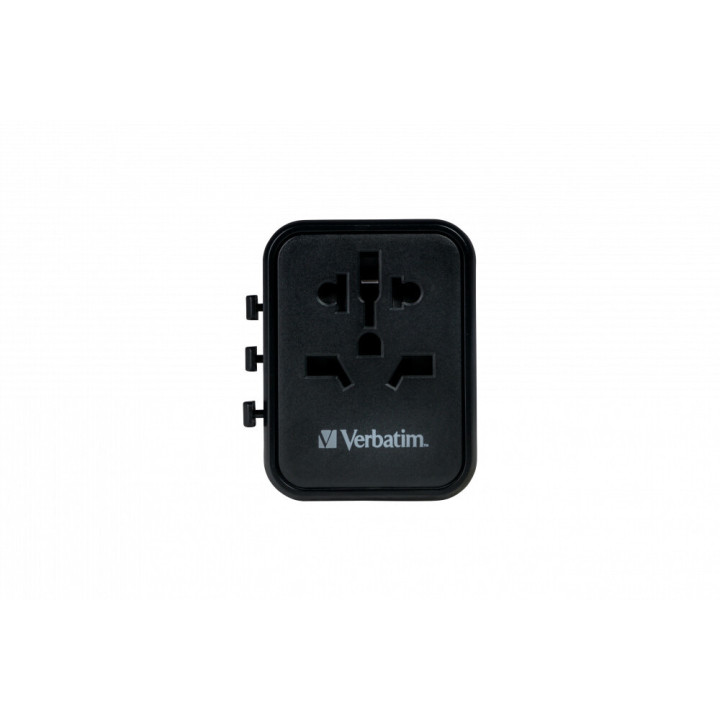 Verbatim 49544 adaptateur prise d'alimentation Universel Noir