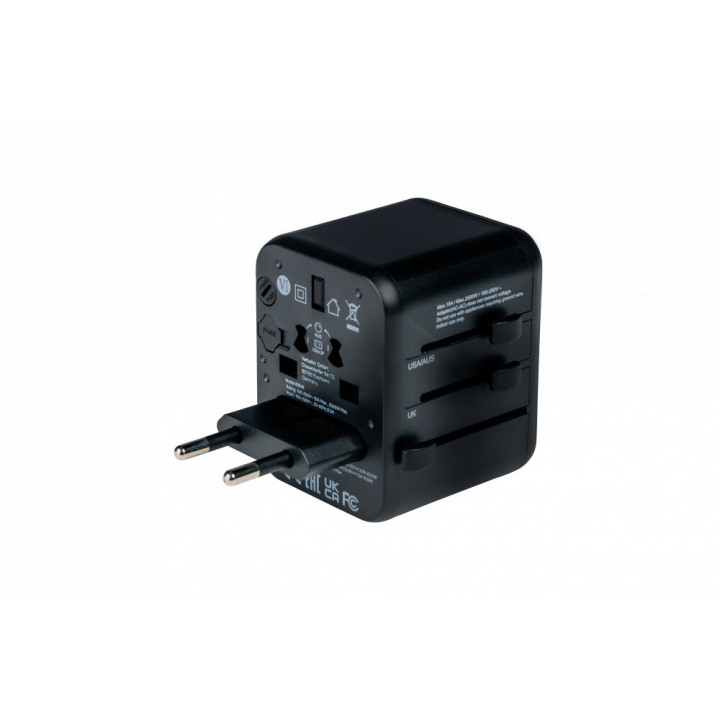 Verbatim 49544 adaptateur prise d'alimentation Universel Noir