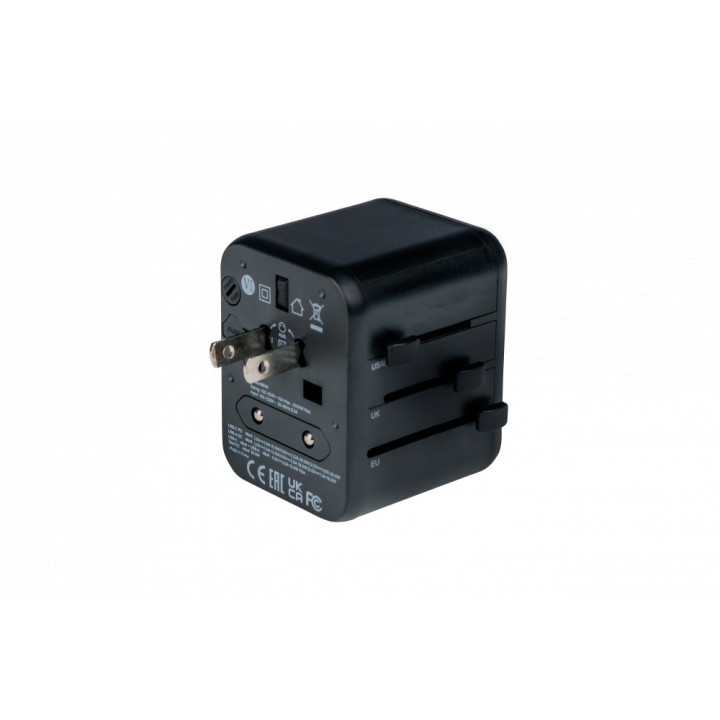 Verbatim 49544 adaptateur prise d'alimentation Universel Noir