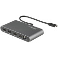 StarTech.com Mini Dock Thunderbolt 3 - Station d'Accueil Portable pour Deux Écrans avec HDMI 4K 60Hz, 2 x Hub USB-A (3.0/2.0),