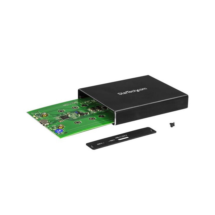 StarTech.com Boîtier USB 3.1 (10 Gb/s) dual slot pour SSD M.2 NGFF SATA avec RAID