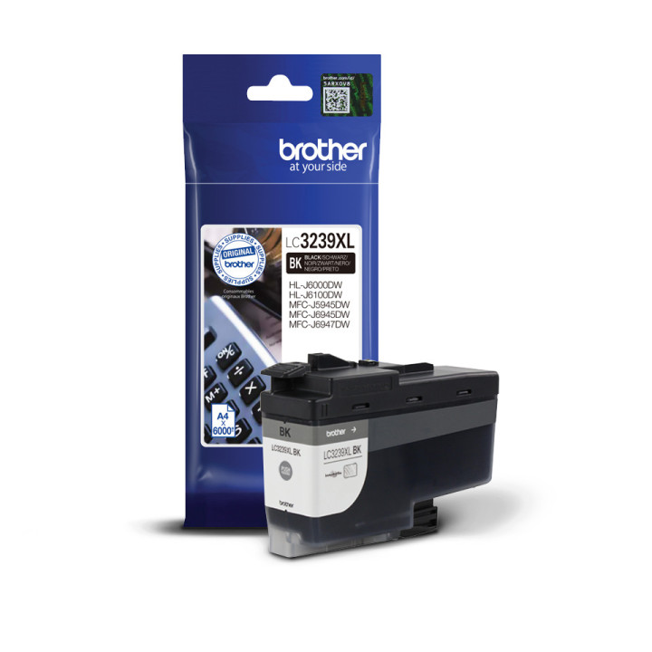 Brother LC3239XLBK - Cartouche d'encre originale à haut rendement – Noir
