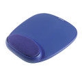 Kensington Tapis de souris bleu en mousse, repose-poignets intégré