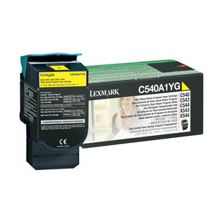 Lexmark C540A1YG toner cartridge 1 pc(s) Original Yellow