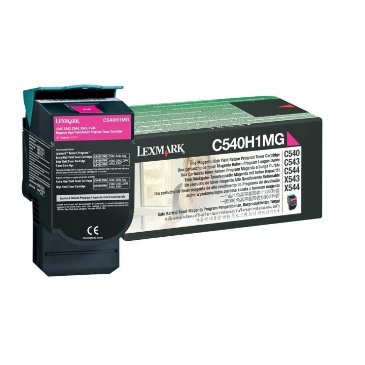Lexmark C540H1MG toner cartridge 1 pc(s) Original Magenta