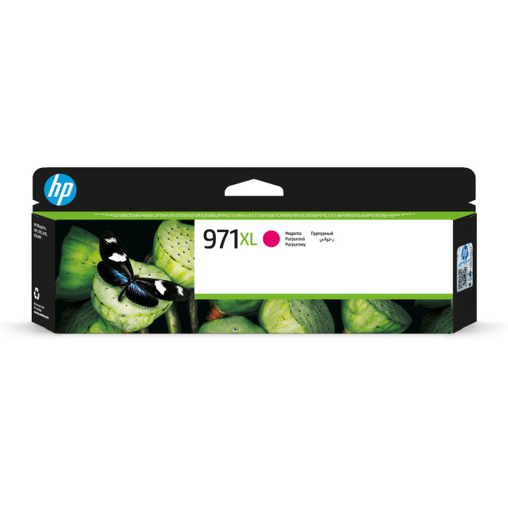 HP 971XL cartouche d'encre magenta grande capacité authentique