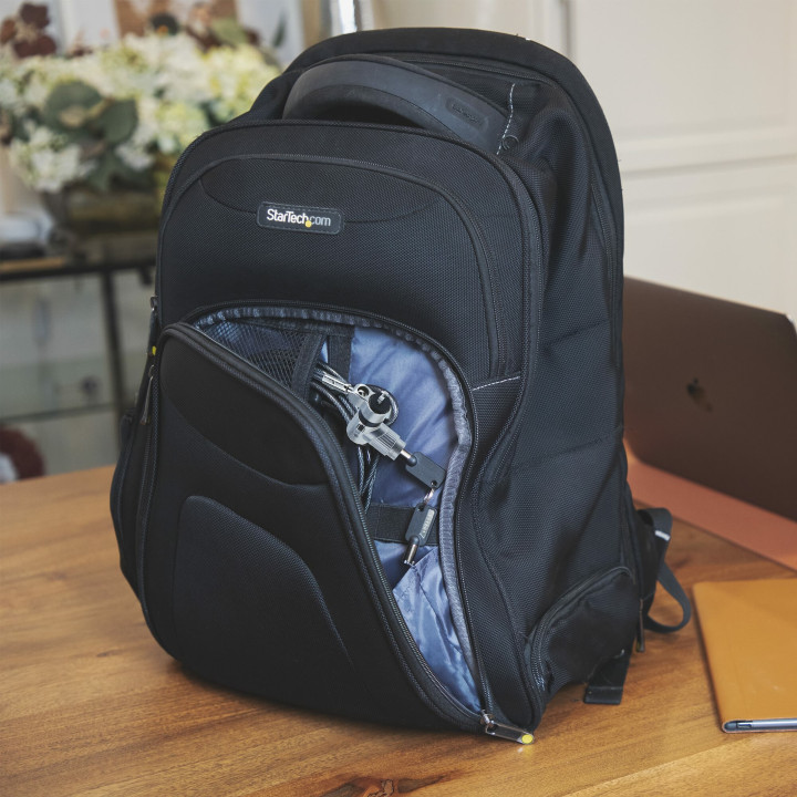 StarTech.com UNIVKA25-LAPTOP-LOCK câble antivol Noir 2 m