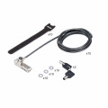 StarTech.com Lot de 10 Antivols à Double Accès pour Ordinateur Portable, Câble de Sécurité de 2m à Clé et à Combinaison
