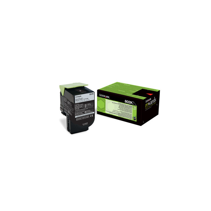 Lexmark 802K toner cartridge 1 pc(s) Original Black