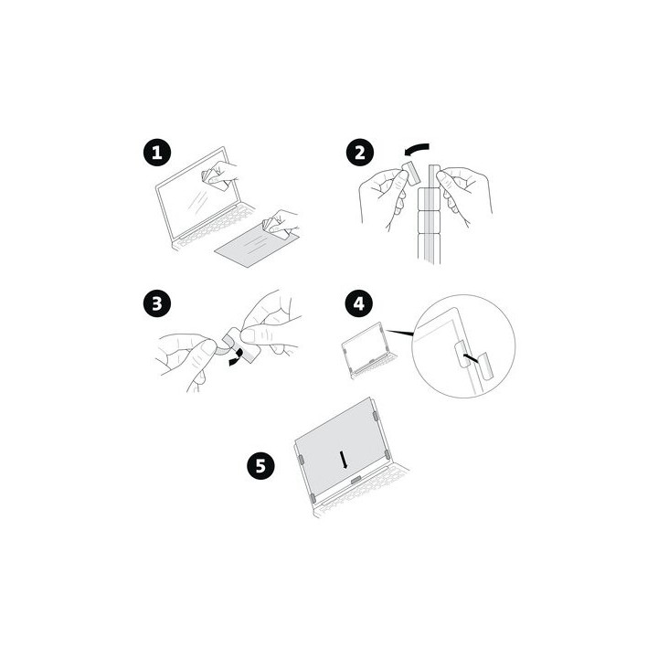 Kensington Filtre de confidentialité Amovible à 2 directions pour Surface Laptop 13.5"