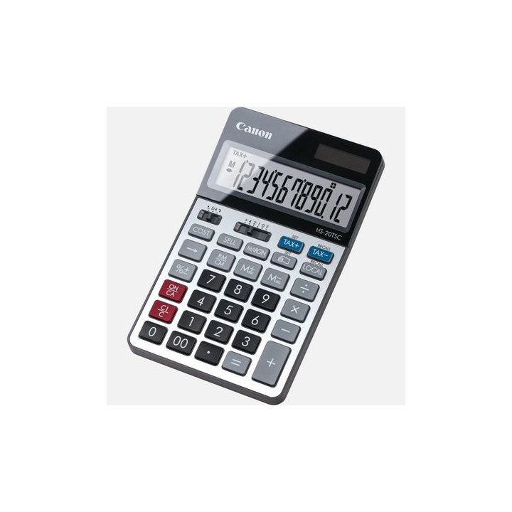 Canon HS-20TSC calculatrice Bureau Calculatrice financière Noir, Argent