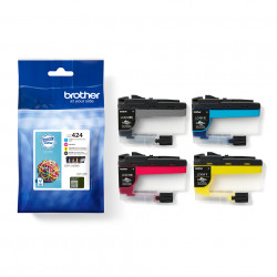 Brother LC424VAL - Pack de 4 cartouches d'encre transparentes