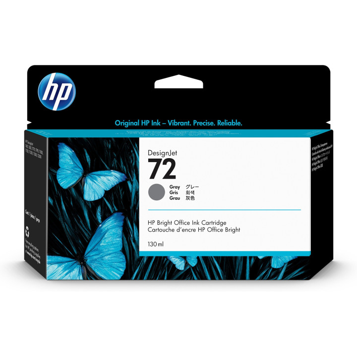 HP 72 cartouche d'encre grise 130 ml