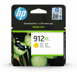HP 912XL Cartouche d'encre jaune authentique, grande capacité