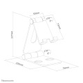 Neomounts DS10-160SL1 Support pour téléphone jusqu'à 7" - pliable - universel