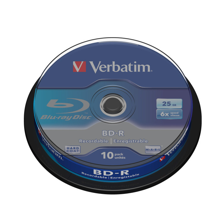 Verbatim BD-R SL 25GB 6 x 10 Pack Spindle 25 Go 10 pièce(s)