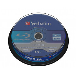 Verbatim 43746 disque vierge Blu-Ray BD-R 50 Go 10 pièce(s)