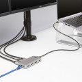 StarTech.com Adaptateur USB-C Triple Moniteur Multiport - Double HDMI 4K 60Hz + 4K 30Hz et DisplayPort, Hub USB 10Gbps 3 ports,