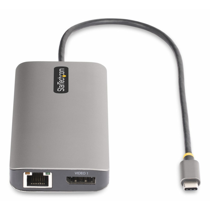 StarTech.com Adaptateur Multiport USB-C Triple Moniteur, Double HDMI et DisplayPort 4K 60Hz + 4K 30Hz, Adaptateur USB-C, Hub US