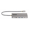 StarTech.com Adaptateur Multiport USB-C Triple Moniteur, Double HDMI et DisplayPort 4K 60Hz + 4K 30Hz, Adaptateur USB-C, Hub US