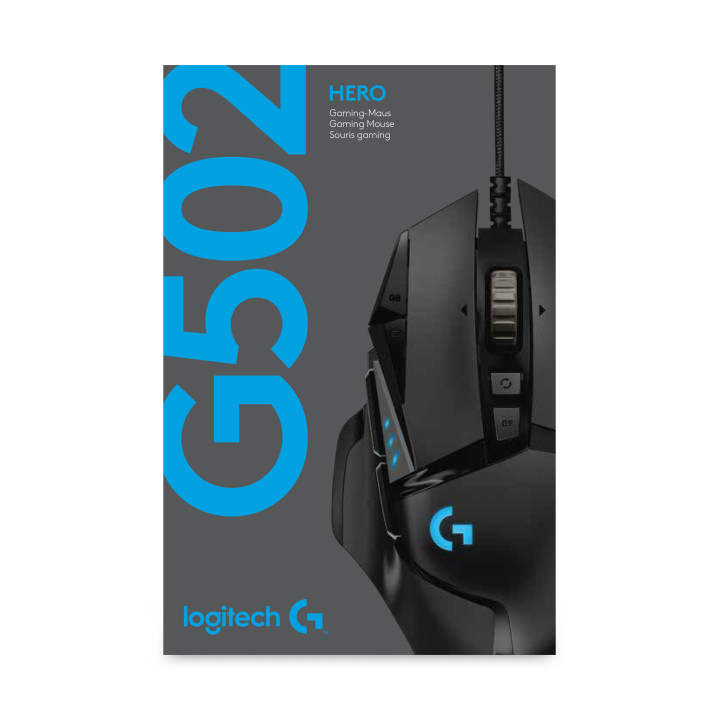 Logitech G502 Hero souris USB Type-A Optique 16000 DPI Droitier