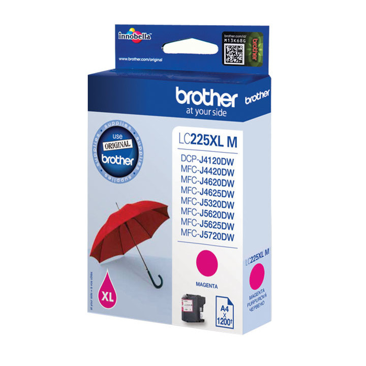 Brother LC225XLM - Cartouche d'encre originale - Magenta