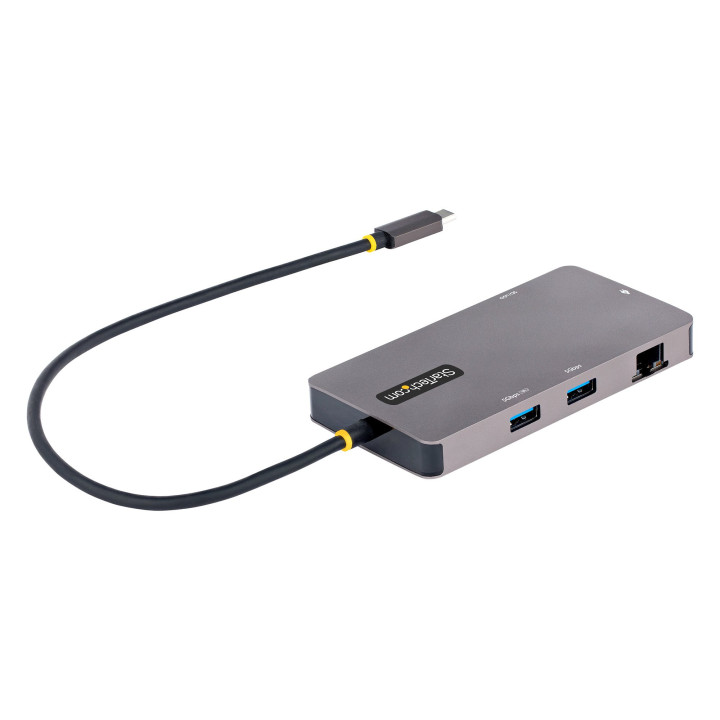 StarTech.com Adaptateur Multiport USB C - Vidéo Double HDMI 4K 60Hz - Hub USB-A 5 Gbps à 2 Ports, 100W Power Delivery Pass-Th